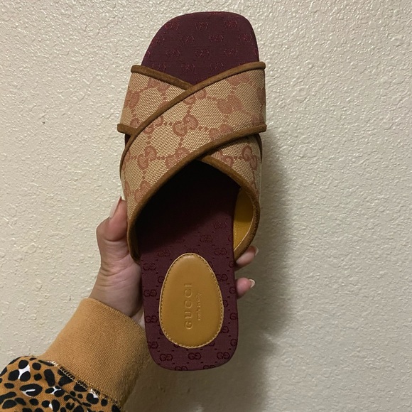 Gucci canvas slide - Picture 5 of 8